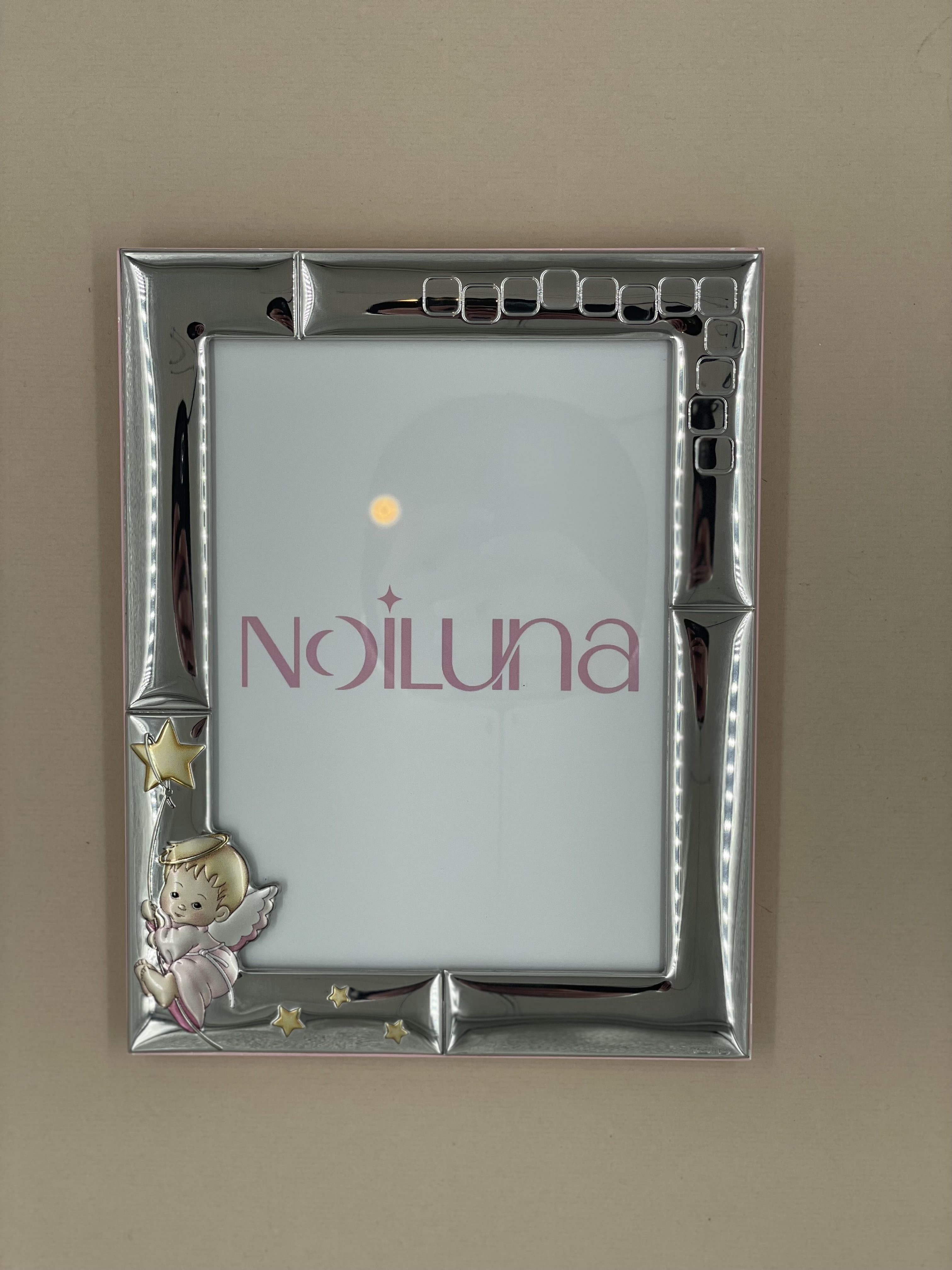 Дитяча срібна фото рамка Ангел (PFN 2013 3R) 18*23 см